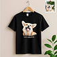 Customized Transform Photo into Art Pet Picture Unisex Crewneck T-shirt S-5XL Oil Painting Style Thoughtful Gift For Pets Lover - thumbnail 2