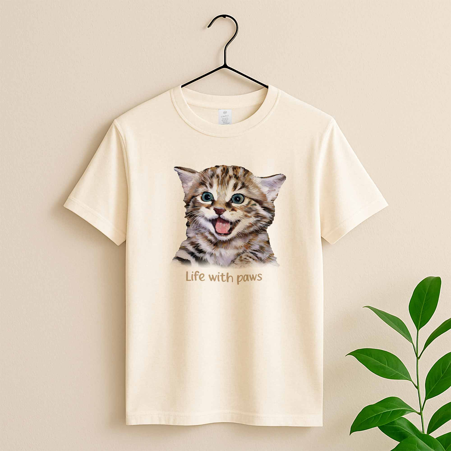 Customized Transform Photo into Art Pet Picture Unisex Crewneck T-shirt S-5XL Oil Painting Style Thoughtful Gift For Pets Lover 4