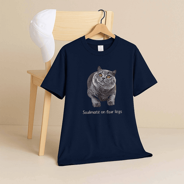 Customized Transform Photo into Art Pet Picture Unisex Crewneck T-shirt S-5XL Oil Painting Style Thoughtful Gift For Pets Lover 5