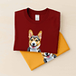Unique Photo to Oil Painting Your Furry Friend Unisex Crewneck T-shirt S-5XL Illustration Style Gift For Pet Celebration - thumbnail 6