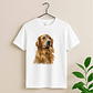 Personalized Turn Photo into Art Pet Portrait Unisex Crewneck T-shirt S-5XL Oil Painting Style Gift for Dog & Cat Lovers - thumbnail 3