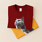 Personalized Turn Photo into Art Pet Portrait Unisex Crewneck T-shirt S-5XL Oil Painting Style Gift for Dog & Cat Lovers - thumbnail 7