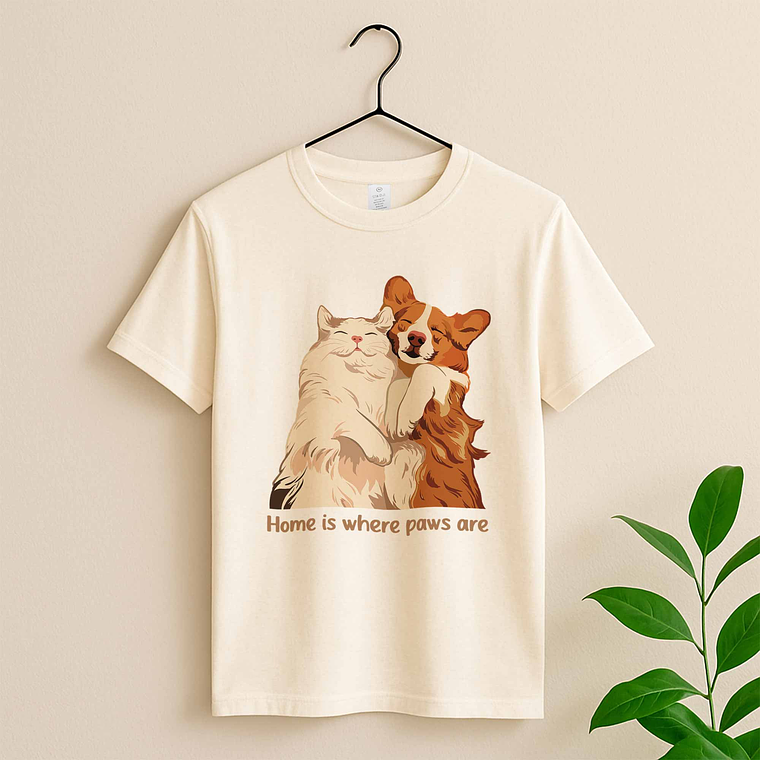 Personalized Turn Photo into Art Pet Picture Unisex Crewneck T-shirt S-5XL Digital Art Style Keepsake For Pet Lover 4