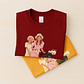 Custom Turn Photo into Art Best Friend Portrait Unisex Crewneck T-shirt S-5XL Illustration Style Thoughtful Friendship Gift - thumbnail 6