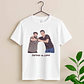 Custom Transform Photo into Art Best Friend Portrait Unisex Crewneck T-shirt S-5XL Digital Art Style Thoughtful Friendship Gift - thumbnail 3