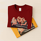 Custom Transform Photo into Art Best Friend Portrait Unisex Crewneck T-shirt S-5XL Digital Art Style Thoughtful Friendship Gift - thumbnail 6
