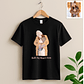 Custom Portrait from Photo Family Picture Unisex Crewneck T-shirt S-5XL Illustration Style Mother's Day Gift - thumbnail 2