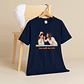 Custom Portrait from Photo Family Picture Unisex Crewneck T-shirt S-5XL Illustration Style Mother's Day Gift - thumbnail 5