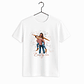 Custom Turn Photo into Art Couple Moment Unisex Crewneck T-shirt S-5XL Illustration Style Gift For Couple - thumbnail 1