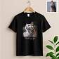 Custom Turn Photo into Art Pet Illustration Unique Unisex Crewneck T-shirt S-5XL Watercolor Style Pet Lover Gift - thumbnail 2