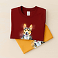 Custom Turn Photo into Art Pet Illustration Unique Unisex Crewneck T-shirt S-5XL Watercolor Style Pet Lover Gift - thumbnail 6