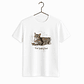 Custom Turn Photo into Art Pet Portrait Unisex Crewneck T-shirt S-5XL Illustration Style Gift for Dog & Cat Owners - thumbnail 1