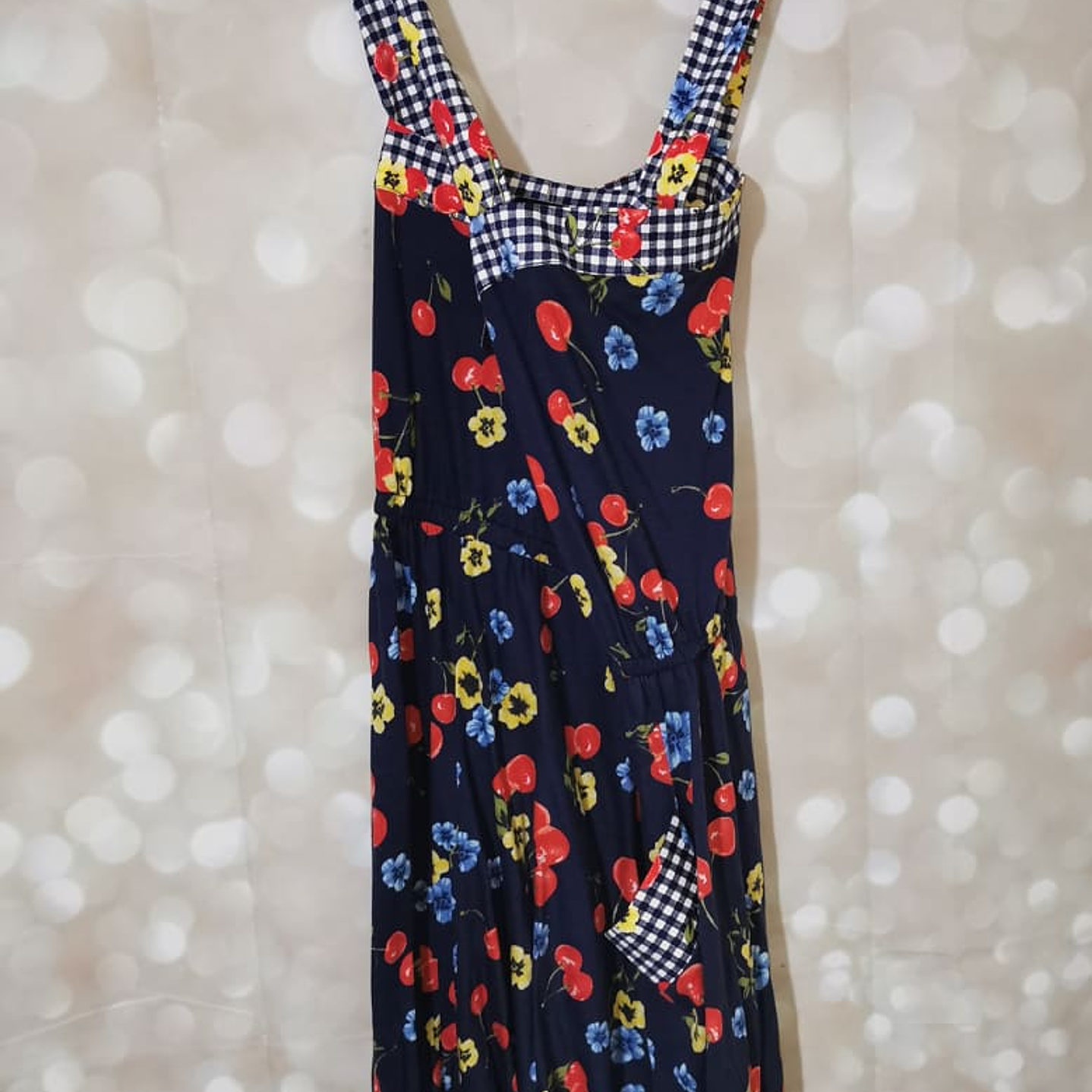 Vestido Cherry Retro Pinup 50's MANGO (M) NUEVO ETIQUETA 4