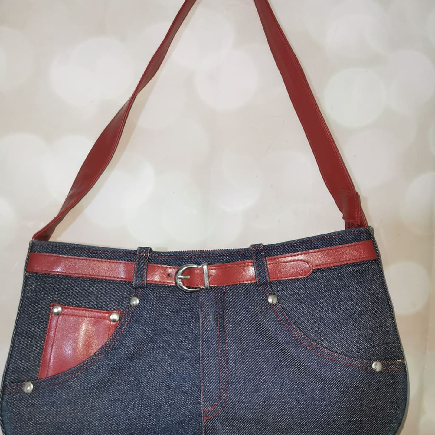 Cartera Hobo Asa Corta Denim Exclusiva GIO NUEVO 1