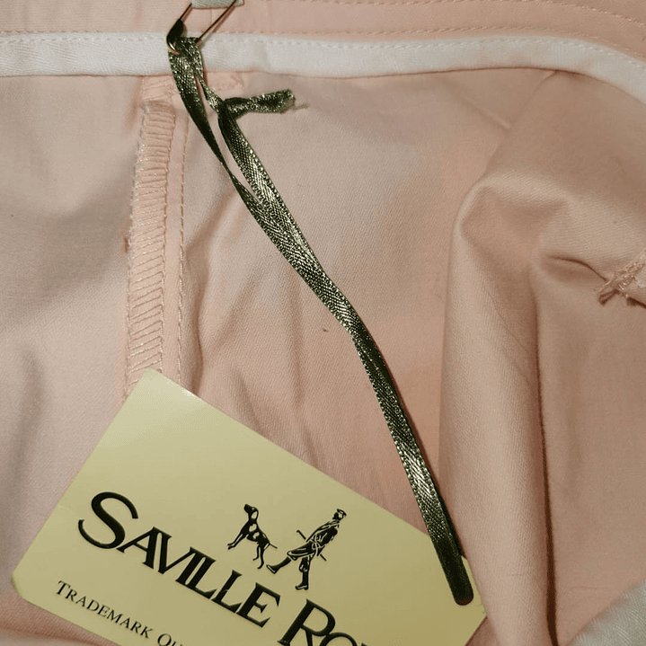 Pantalón Formal Pierna Recta SAVILLE ROW (M) NUEVO ETIQUETAS 4