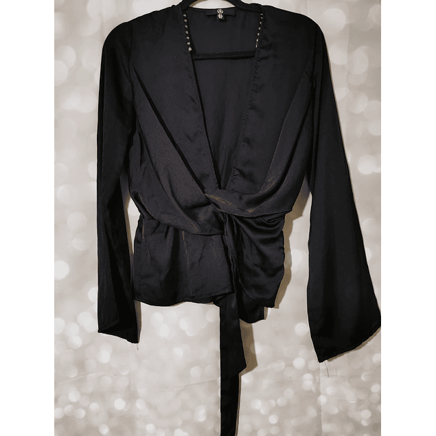 Blusa Satin Kimono MISSGUIDED (XS) NUEVO