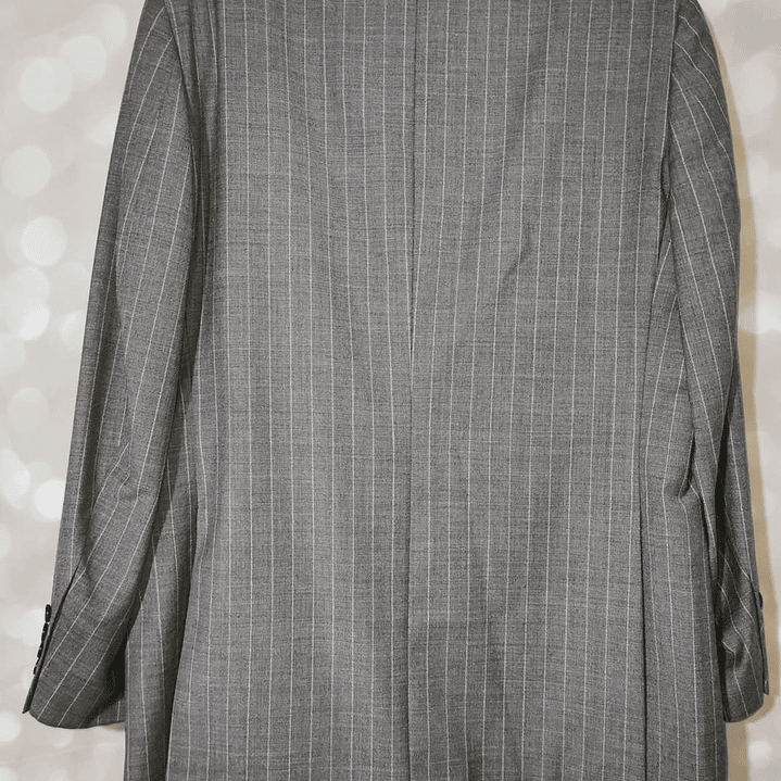 Vestón Chaqueta Pinstripe Milan 100%Lana TRIAL LUXURY (XL) 2