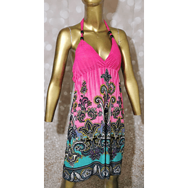 Vestido Playero Maxi Hippie Chic CRIS (S) NUEVO