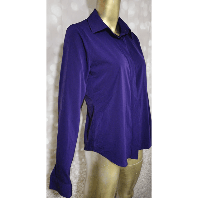 Blusa Lycra Stretch Purple AVERLY (S) NUEVA