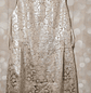 Vestido  Metalizado Plata Texturizado DKNY (S) - Miniatura 2