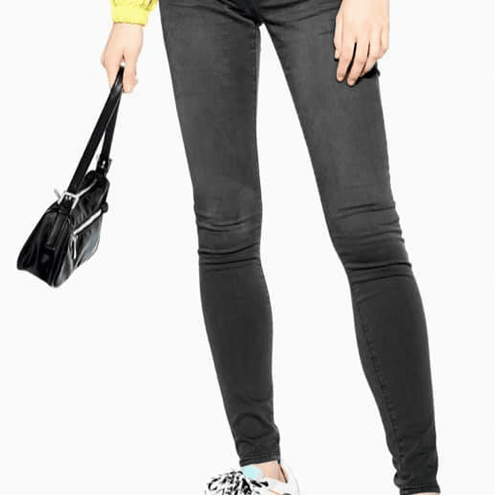 Topshop Jeans-  Modelo  Leigh  BLACK TALLA 38  1