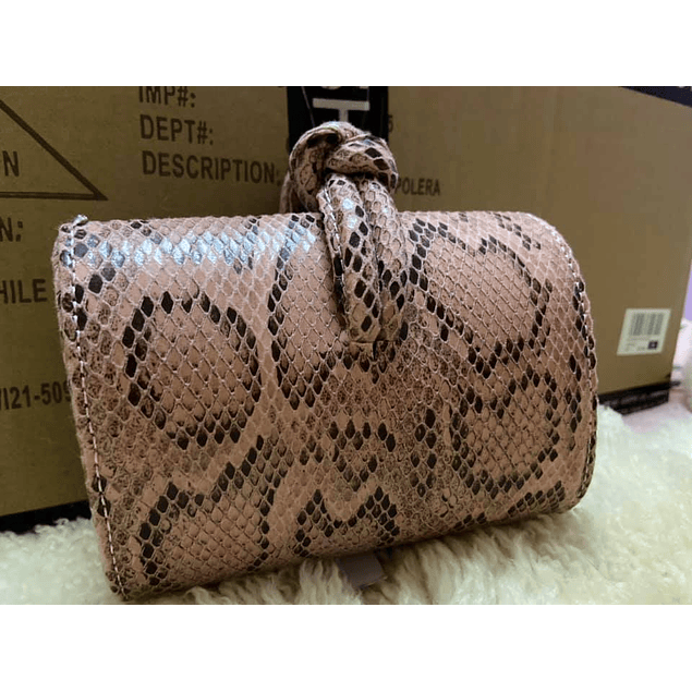 TOPSHOP/ EXCLUSIVA/ Modelo GRANDE SNAKE /Cartera Grab Bag/ NUEVA con etiquetas 