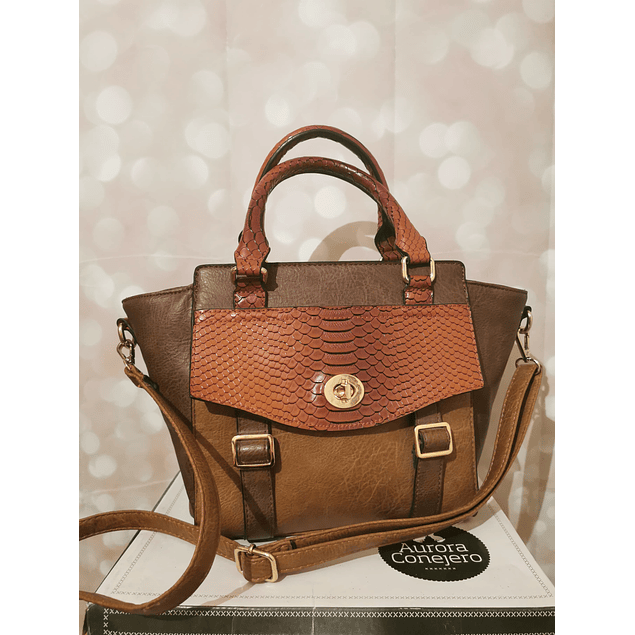 Cartera Mini Bucket Estilo Satchel NUEVA