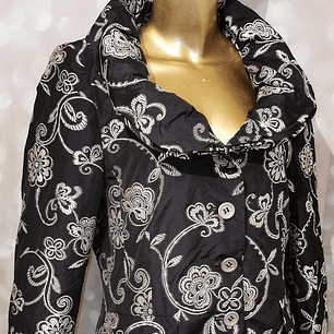 Chaqueta Bordada Satinada Shawl BASLER EU40 (M) NUEVO