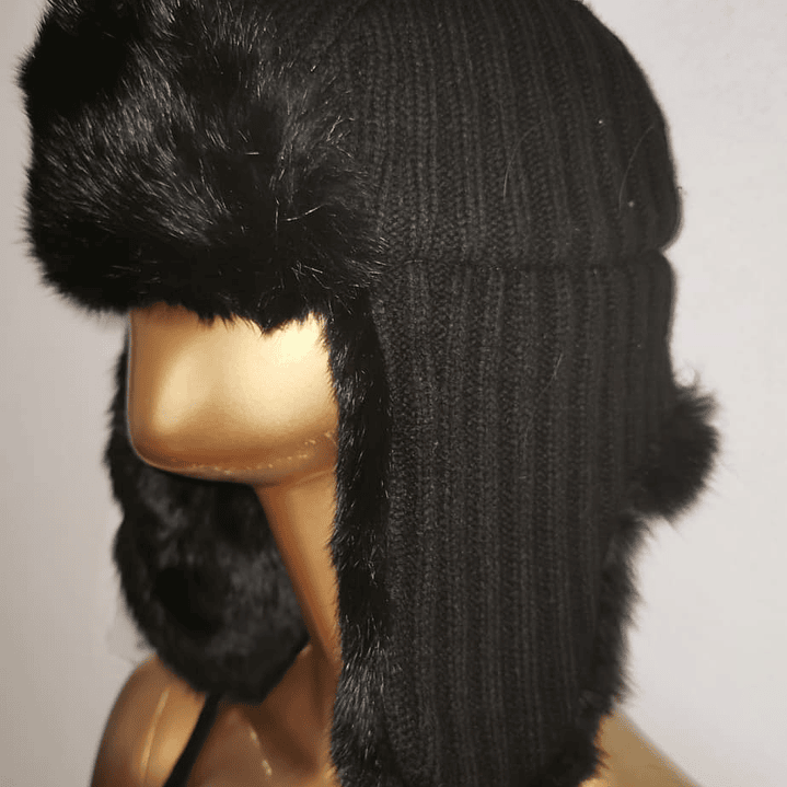 Gorro Trapper Hat Aviator 100% Conejo GEORGE NUEVO 6