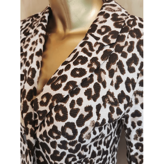 Abrigo Animal Print H&M (XS) NUEVO ETIQUETAS 