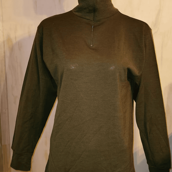 Pullover Cierre 50% Lana E.I HECHO EN ITALIA (M) NUEVO 1