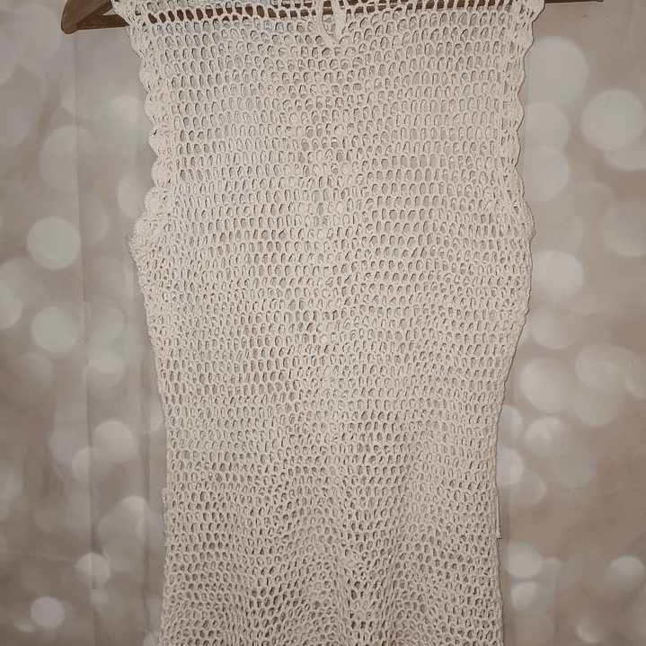 Top Tejido Crochet Diseño BANANA REPUBLIC (S-M) NUEVO 3