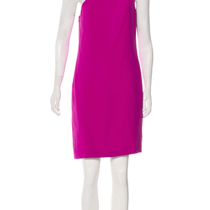 Vestido Un Hombro Tunic Dress 100% Seda TORY BURCH (M)