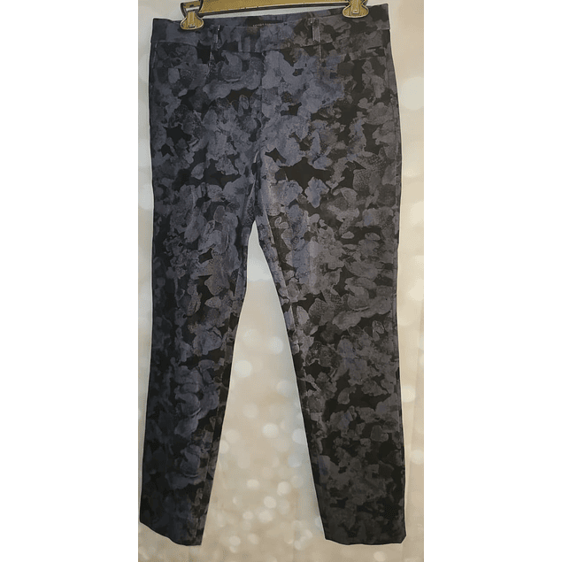 Pantalón stretch Sloan Blue Floral BANANA REPUBLIC (S)