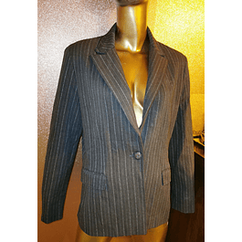 Blazer Pinstripe Rayas LARRY LEVINE SIGNATURE (M-L)