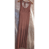 Vestido Extra Largo Lentejuelas Stretch Mauve ADARRY (L) NUEVO ETIQUETAS