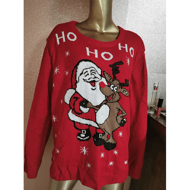 Ugly Sweater Xmas Suéter Luces (XXL)