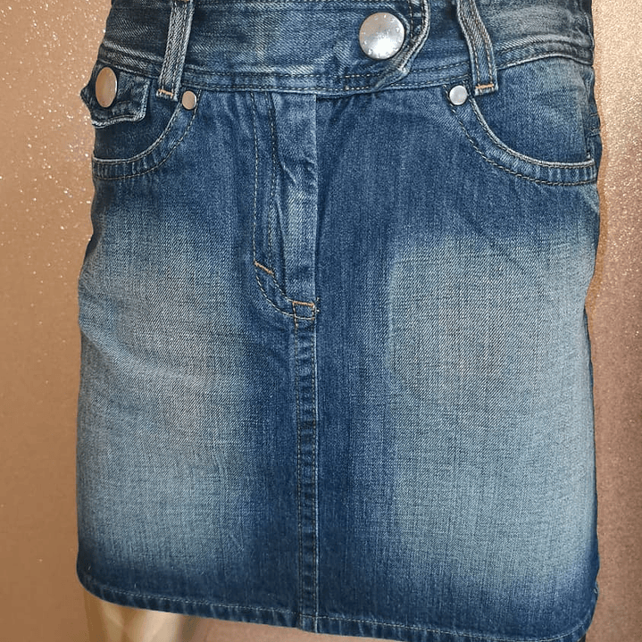 Mini Falda Denim SISLEY (XS-S)  1