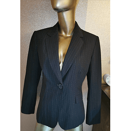 Blazer Pinstripe Un Botón TAHARI ARTHUR S. LEVINE (M)