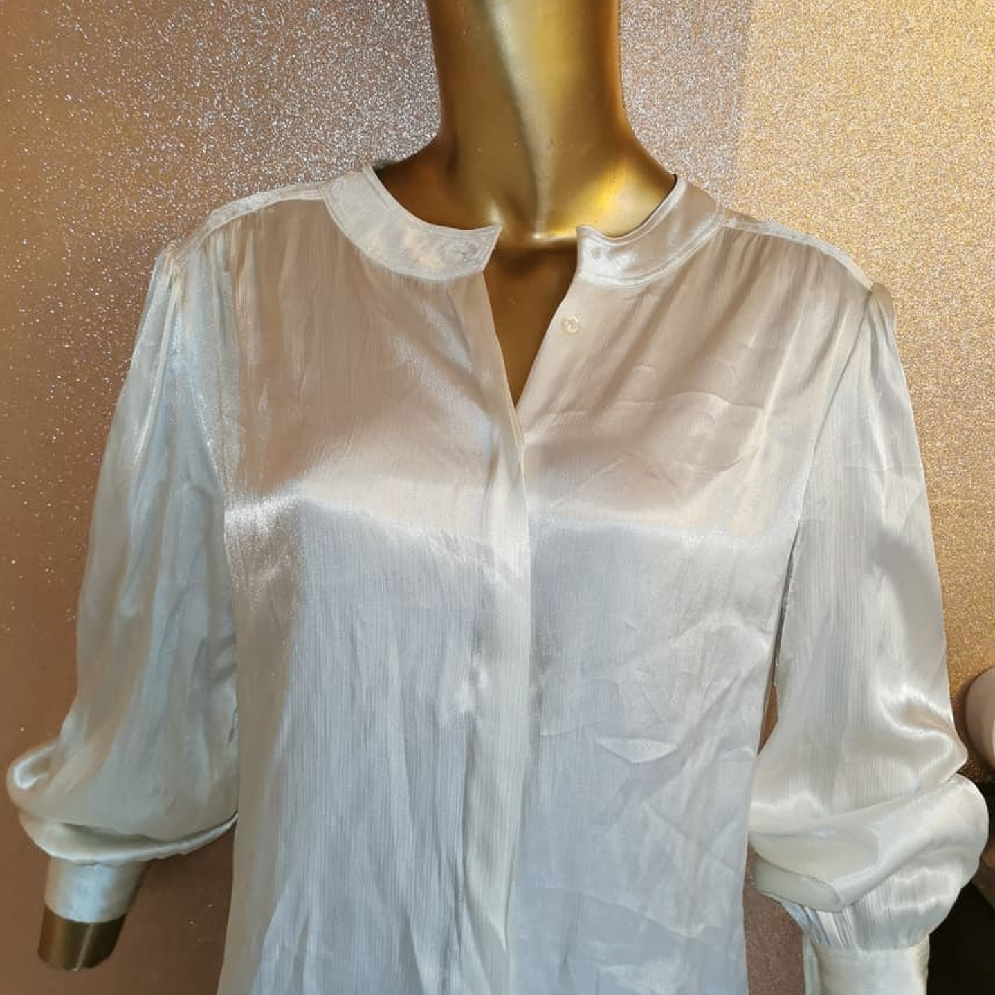 Blusa Satinada Vintage Años 70´s  WORTHINGTON  1