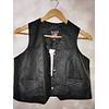 Chaqueta Sin Mangas 100% Cuero ALLSTATE LEATHER (S-M) NUEVO ETIQUETAS