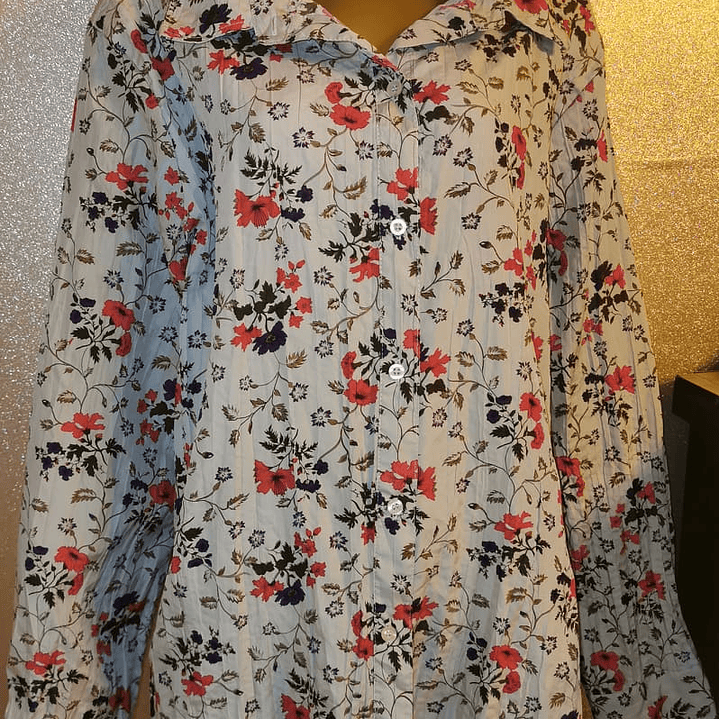 Blusa Estampado Floral JUST MY SIZE (XXXL) NUEVO 4