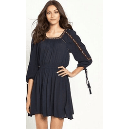 Vestido Fluido The Festival Fringe SUPERDRY (S) NUEVO