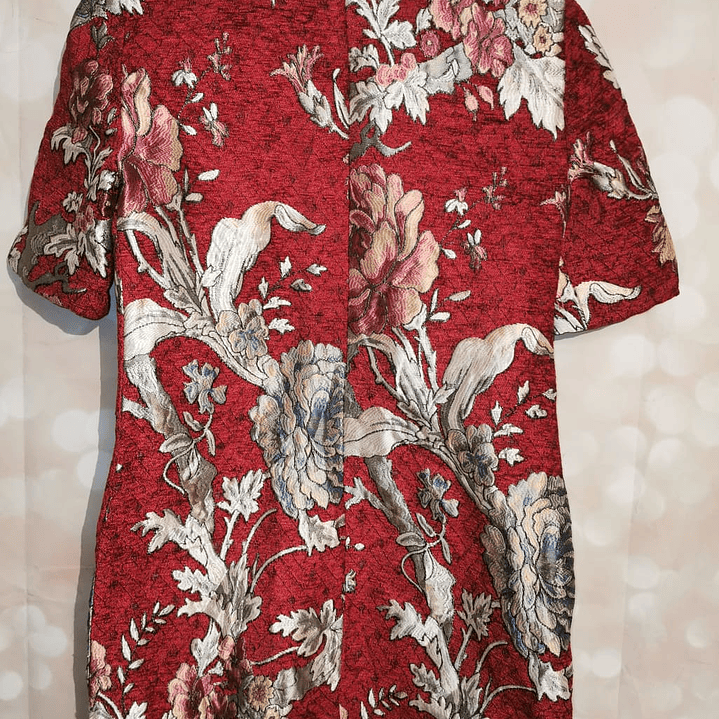 Vestido Tapestry Cuello Mostacillas ZARA WOMAN (XS) 6