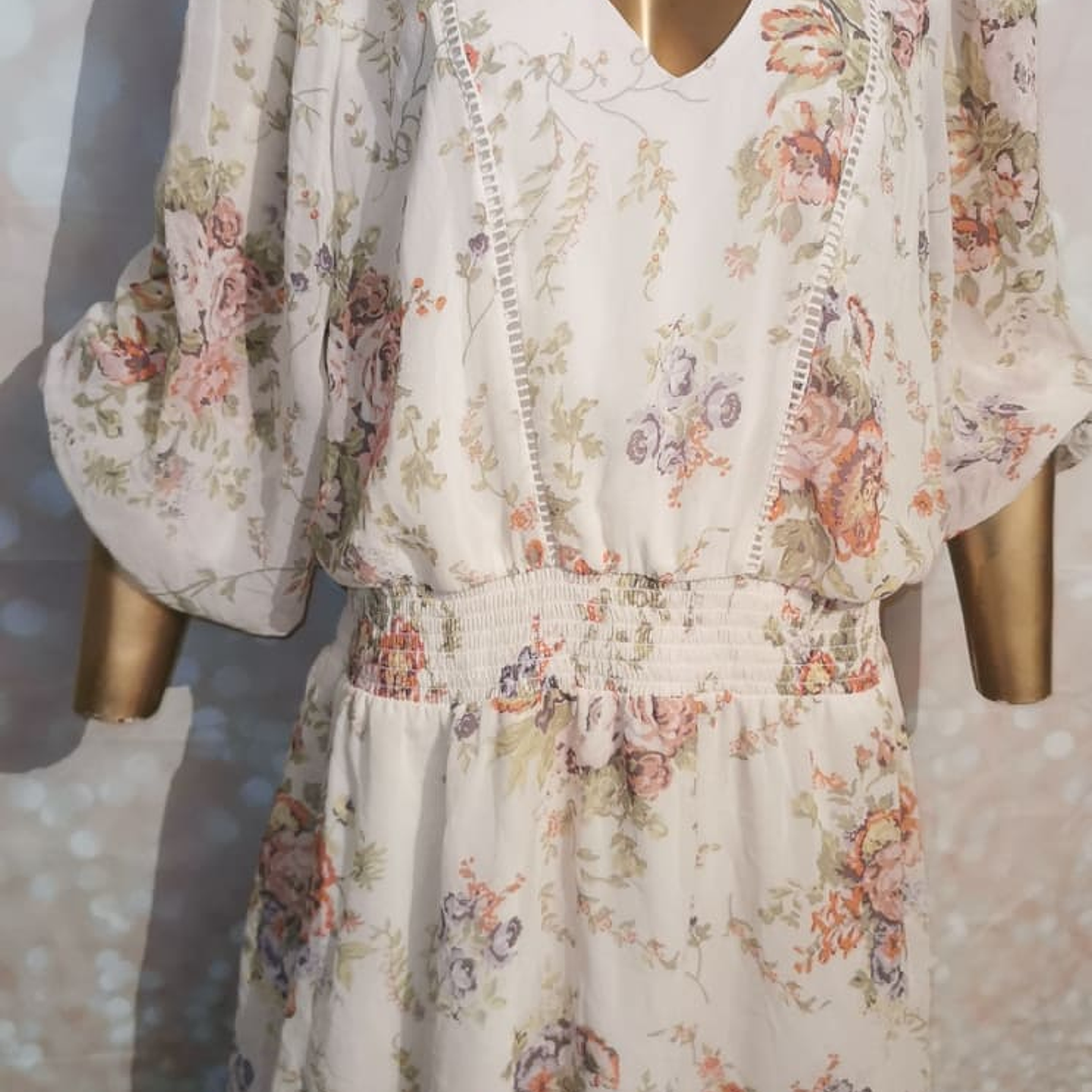 Vestido Floral Estilo ZIMMER.MANN LAUREN CONRAD (XXL) NUEVO 3