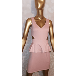 Vestido Peplum Cutout CHARLOTTE RUSSE (XS)