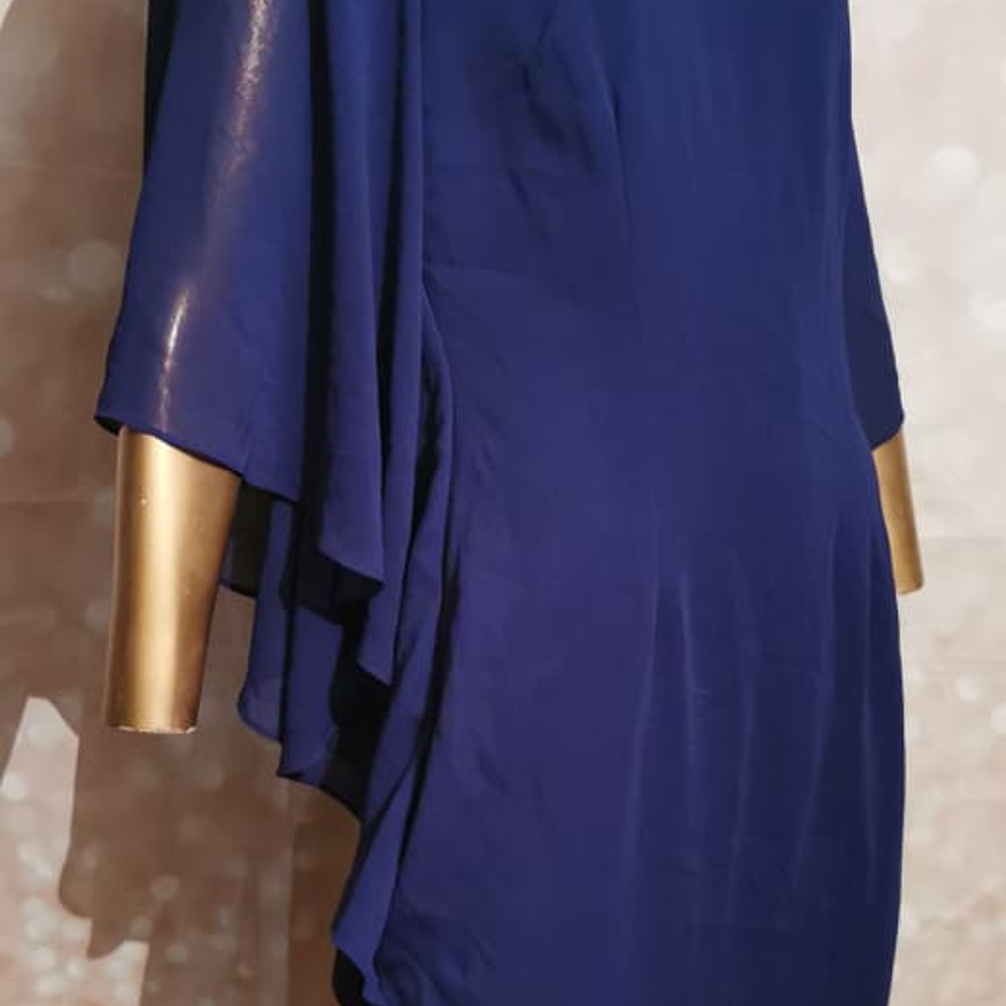 Vestido Batwing Chiffón GINA BACCONI (S) NUEVO 4