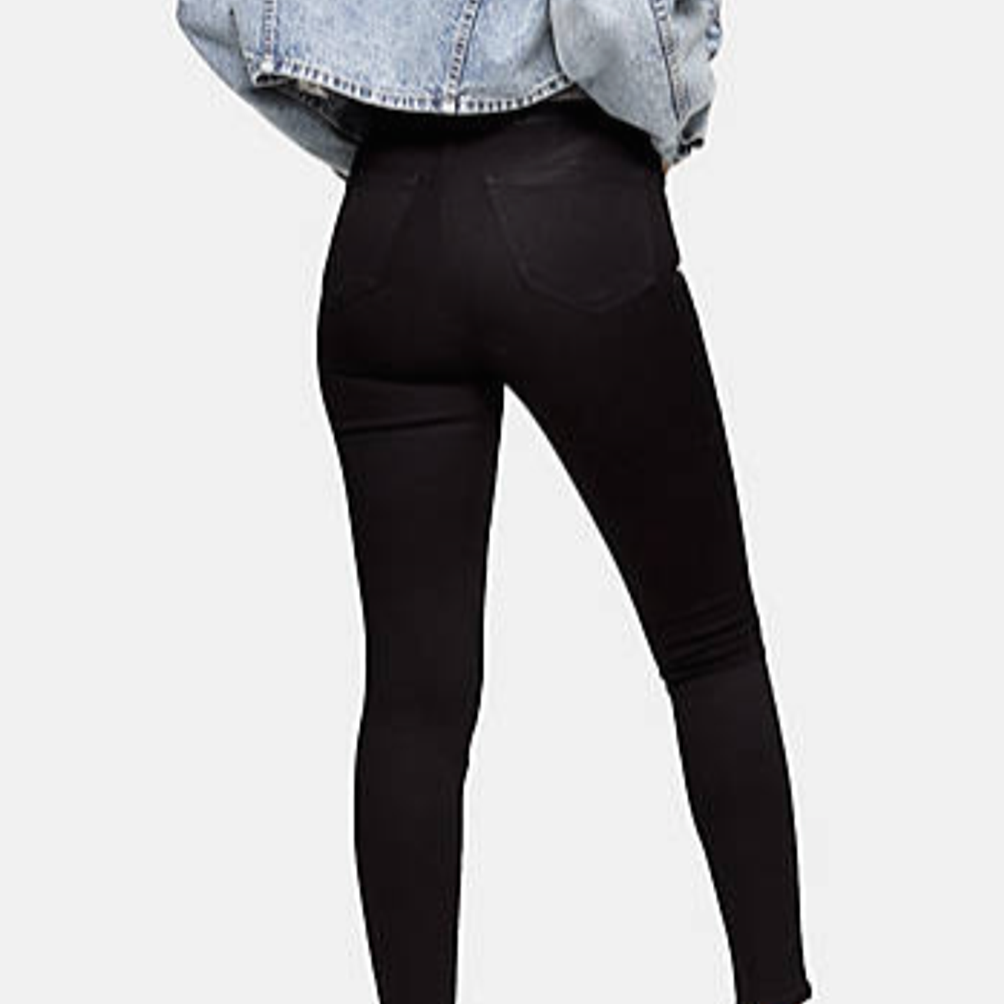 TOPSHOP -SKINNY JEANS-  MODELO JONI HOLDING POWER NEGRO- TALLA 34 2