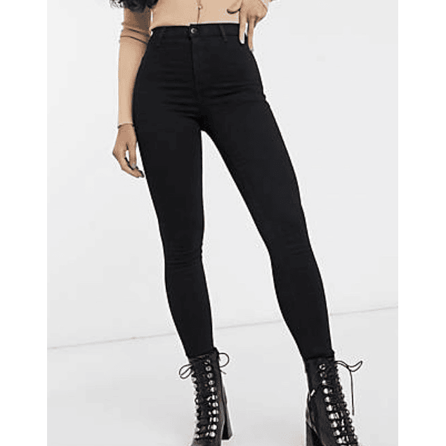 TOPSHOP  SKINNY JEANS MODELO JONI -  CON PASADORES TALLA 34