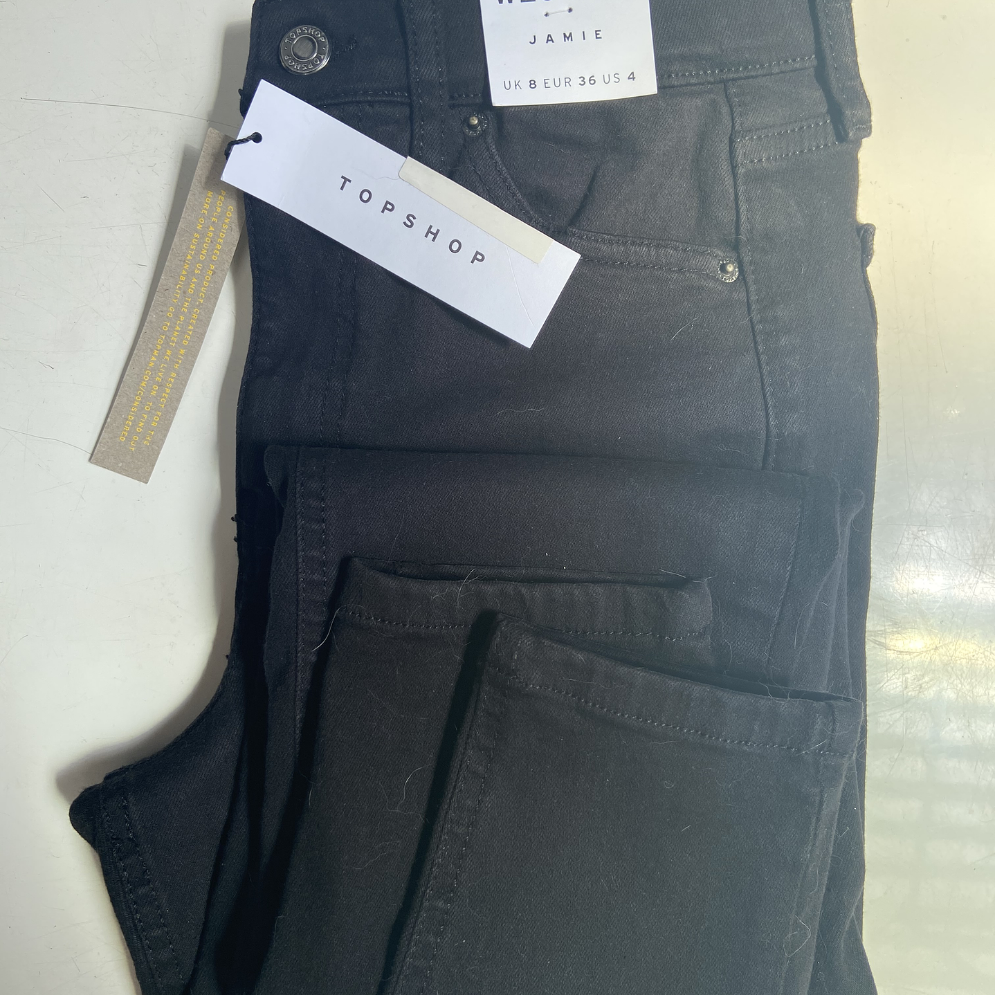 TOPSHOP Skinny Jeans modelo Jamie Talla 36 Largo standard 4